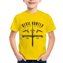 Camiseta Infantil Devil Hunter - Foca na Moda