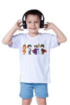 Camiseta Infantil Dia das Bruxas Haloween Caveira Abobora Bruxinha Vassoura 4