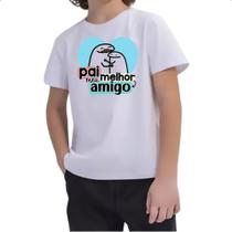 Camiseta Infantil Dia dos Pais Flork Amigo - Alearts Camiseta Infantil Dia dos Pais Flork Amigo - Alearts