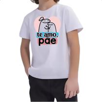 Camiseta Infantil Dia dos Pais Flork Amo Pae Camiseta Infantil Dia dos Pais Flork Amo Pae
