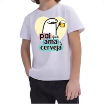 Camiseta Infantil Dia dos Pais Flork Cerveja Camiseta Infantil Dia dos Pais Flork Cerveja