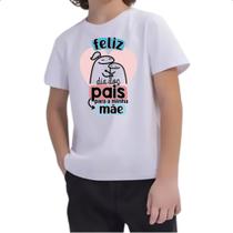 Camiseta Infantil Dia dos Pais Flork Mae Camiseta Infantil Dia dos Pais Flork Mae