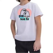 Camiseta Infantil Dia dos Pais Flork Sua Camiseta Infantil Dia dos Pais Flork Sua