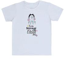 Camiseta Infantil Dias das mãe Flork normal a três filho atras Camiseta Infantil Dias das mãe Flork normal a três filho atras