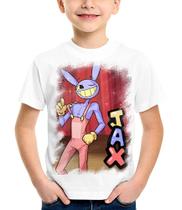 Camiseta Infantil Digital Circus Personagens Pomni e Jax