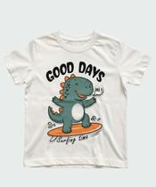 Camiseta Infantil Dinossauro Manga Curta Mr Tam 1 a 3-66186
