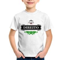 Camiseta Infantil Direito Beer Logo - Foca na Moda
