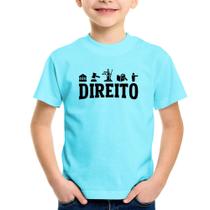Camiseta Infantil Direito Símbolos - Foca na Moda