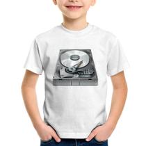 Camiseta Infantil Disco Rígido HD - Foca na Moda