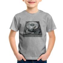 Camiseta Infantil Disco Rígido HD - Foca na Moda