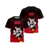 Camiseta Infantil Disney Mickey Mouse Desenho Animado Meninos Manga Curta Verão Outono Roupa Camiseta Infantil Disney Mickey Mouse Desenho Animado Meninos Manga Curta Verão Outono Roupa