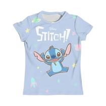 Camiseta Infantil Disney Stitch para Meninas (3-4 anos) - Manga Curta e Secagem Rápida Camiseta Infantil Disney Stitch para Meninas (3-4 anos) - Manga Curta e Secagem Rápida