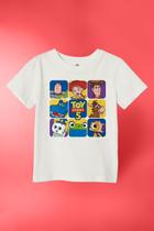 Camiseta Infantil Disney Toy Story 5 Personagens Quadros