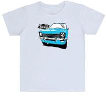 Camiseta Infantil Divertida Chevette Azul primeira geração