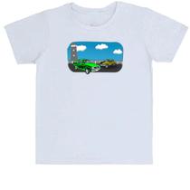 Camiseta Infantil Divertida Chevette gerações pintura