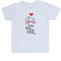 Camiseta Infantil Divertida Dia das mães Flork Tal mâe tal filha