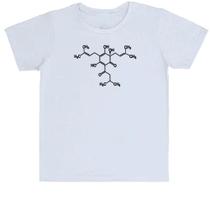 Camiseta Infantil Divertida Fórmula química da cerveja