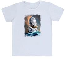 Camiseta Infantil Divertida Lendas do Mar Moby Dick 02 - Alearts