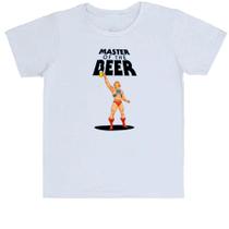 Camiseta Infantil Divertida Master of the beer