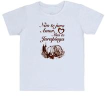 Camiseta Infantil Divertida Não te juro amor jurupinga barril