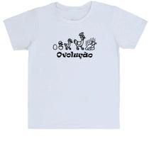 Camiseta Infantil Divertida Ovolução