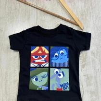 Camiseta Infantil Divertidamente - Filme Blusa 100% Algodão Unissex