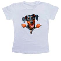 Camiseta Infantil Dobermann no Ziper