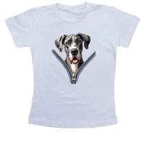 Camiseta Infantil Dog Alemao no Ziper