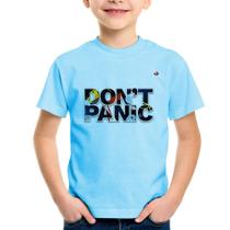 Camiseta Infantil Don't panic - Foca na Moda