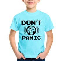 Camiseta Infantil Don't Panic - Foca na Moda