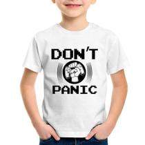 Camiseta Infantil Don't Panic - Foca na Moda