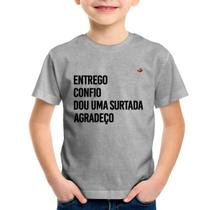 Camiseta Infantil Dou uma surtada - Foca na Moda