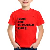 Camiseta Infantil Dou uma surtada - Foca na Moda