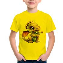 Camiseta Infantil Dragão Bebê - Foca na Moda