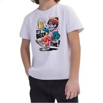 Camiseta Infantil E a hora da cerveja Camiseta Infantil E a hora da cerveja