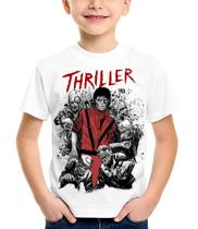 Camiseta Infantil e Adulto Michael Jackson Thriller Camiseta Infantil e Adulto Michael Jackson Thriller