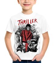 Camiseta Infantil e Adulto Michael Jackson Thriller - Balisarts