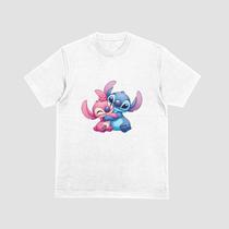 Camiseta infantil e juvenil Stitch blusa algodão