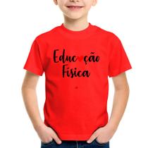 Camiseta Infantil Educação Física por amor - Foca na Moda