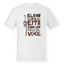 Camiseta Infantil Ela é cheia de eita com um pouco de vixe Camiseta Infantil Ela é cheia de eita com um pouco de vixe