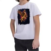Camiseta Infantil Empires and Puzzles Heroi Khufu