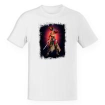 Camiseta Infantil Empires and Puzzles Heroi Marjana Traje Camiseta Infantil Empires and Puzzles Heroi Marjana Traje