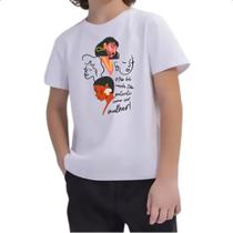 Camiseta Infantil Empoderamento feminino