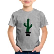 Camiseta Infantil Enjoy Cactus - Foca na Moda