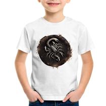 Camiseta Infantil Escorpião Sígno - Foca na Moda