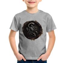 Camiseta Infantil Escorpião Sígno - Foca na Moda