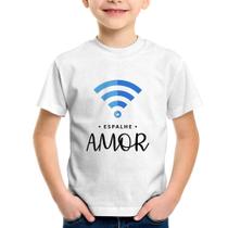 Camiseta Infantil Espalhe amor - Foca na Moda