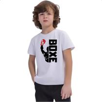 Camiseta Infantil Esporte boxe luva