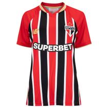 Camiseta Infantil Esportiva Time Oficial São Paulo Torcedor Spfc Away 2025 New Balance Jt831805