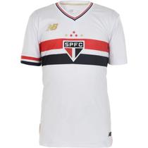 Camiseta Infantil Esportiva Time São Paulo Oficial Torcedor Spfc Home 2025 New Balance Jt831804